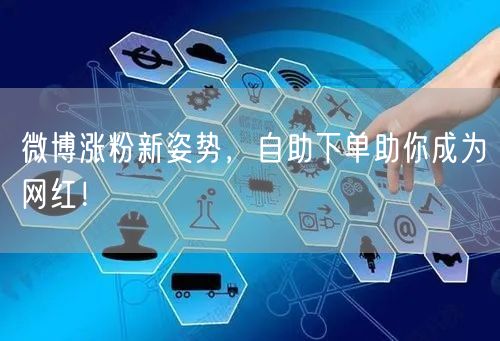 微博涨粉新姿势，自助下单助你成为网红！