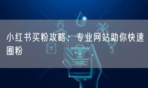 小红书买粉攻略：专业网站助你快速圈粉