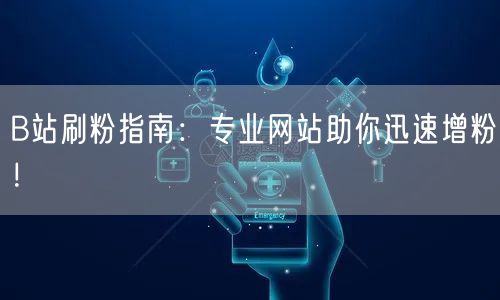 B站刷粉指南：专业网站助你迅速增粉！