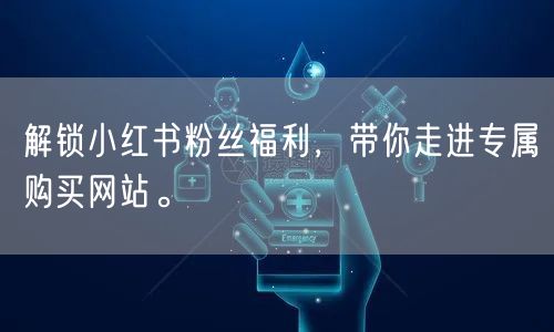 解锁小红书粉丝福利,带你走进专属购买网站。