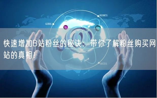 快速增加B站粉丝的秘诀:带你了解粉丝购买网站的真相!