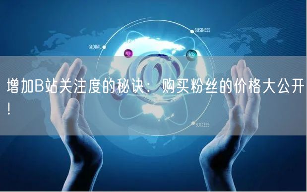 增加B站关注度的秘诀:购买粉丝的价格大公开!