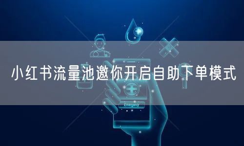 小红书流量池邀你开启自助下单模式