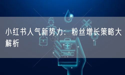 小红书人气新势力:粉丝增长策略大解析