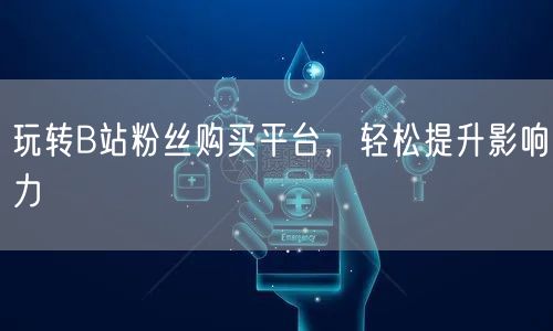 玩转B站粉丝购买平台，轻松提升影响力