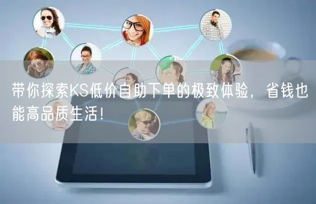 带你探索KS低价自助下单的极致体验，省钱也能高品质生活！