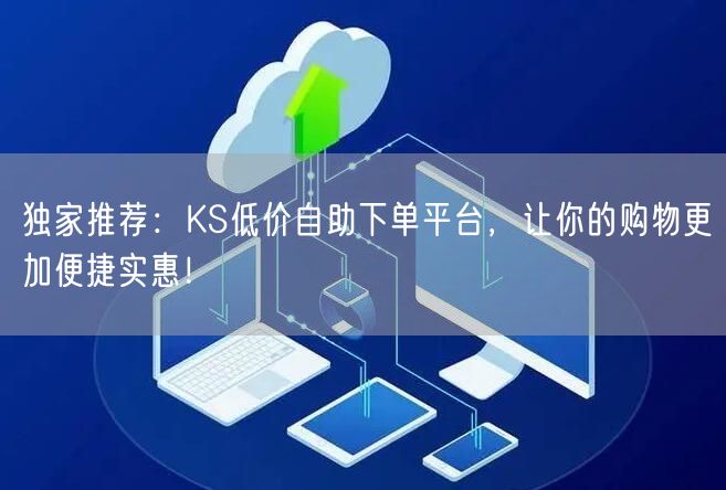 独家推荐：KS低价自助下单平台，让你的购物更加便捷实惠！